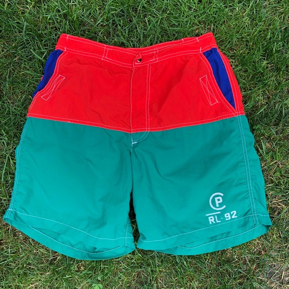 Polo Ralph Lauren Other - Vintage Polo RL-92 Swim Trunks